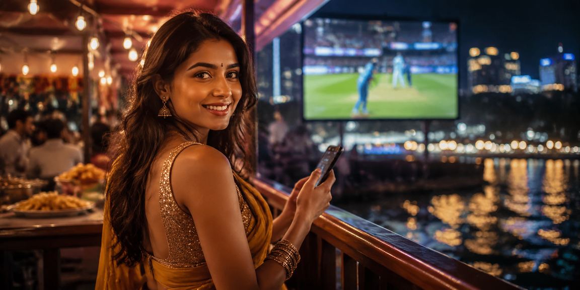 Aviator betting game interface with night market scene in India